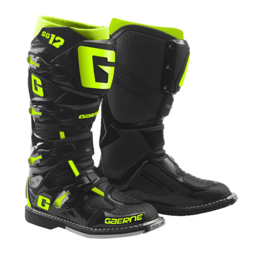 SG12 BOOTS BLACK/YELLOW FLUO