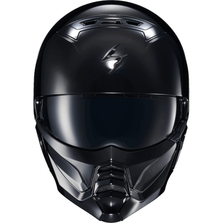 COVERT 2 OPEN-FACE HELMET GLOSS BLACK - Image 5