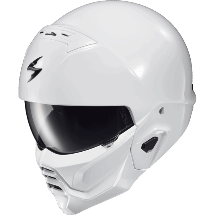COVERT 2 OPEN-FACE HELMET GLOSS WHITE - Image 3