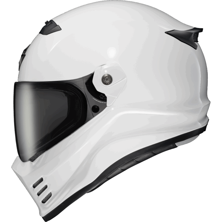 COVERT FX FULL FACE HELMET GLOSS WHITE