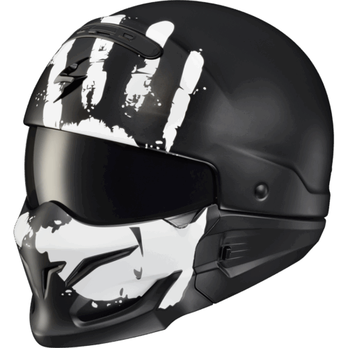 COVERT OPEN-FACE HELMET URUK MATTE WHITE 2X