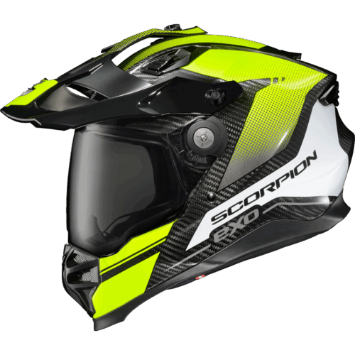 XT9000 CARBON FULL-FACE HELMET TRAILHEAD HI-VIS 2X