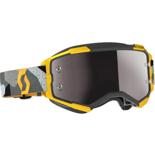 FURY GOGGLE CAMO GREY/YLW SILVER CHROME WORKS