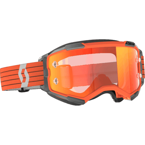 FURY GOGGLE ORANGE/GREY ORANGE CHROME WORKS