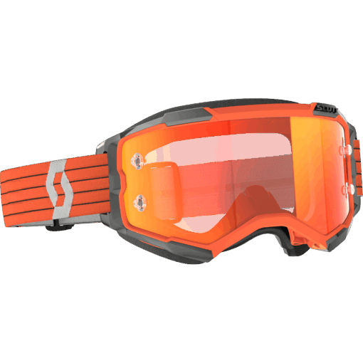 FURY GOGGLE ORANGE/GREY ORANGE CHROME WORKS