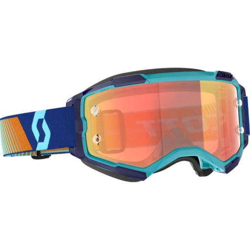 FURY GOGGLE ROYAL BLUE/ORG ORANGE CHROME WORKS
