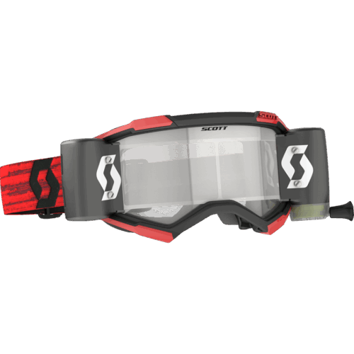 FURY GOGGLE WFS DARK RED W/CLEAR WORKS