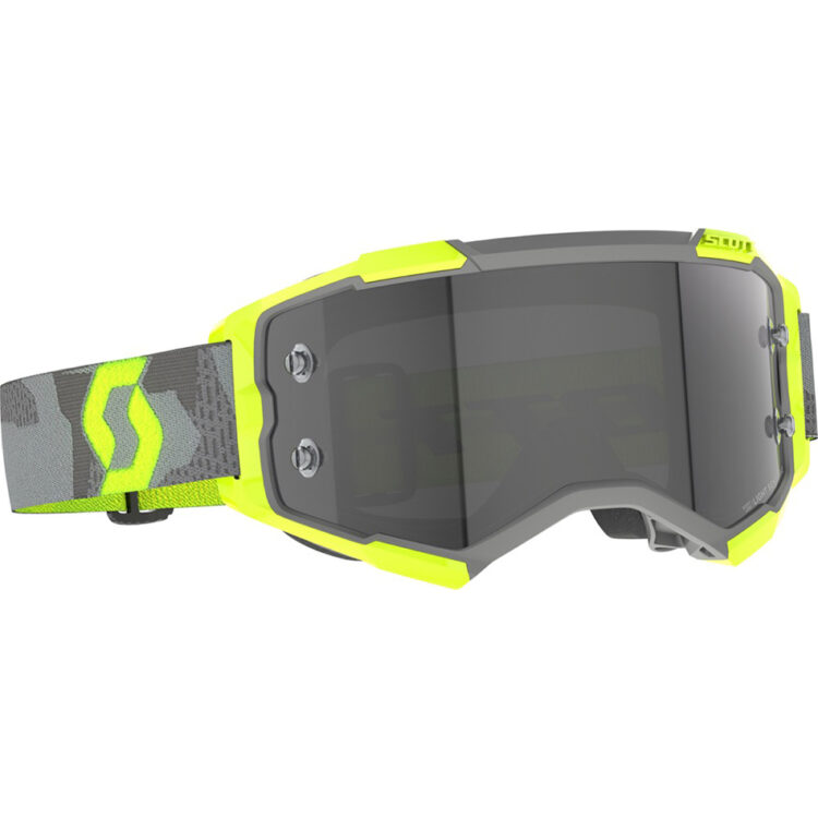 FURY LS GOGGLE LT GREY/NEON YLW GREY WORKS