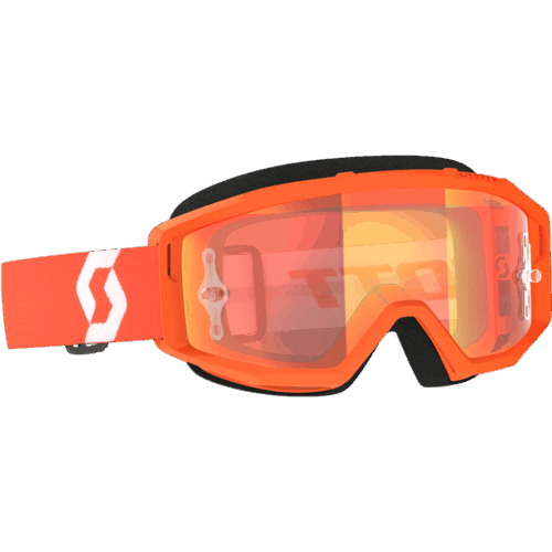 PRIMAL GOGGLE ORANGE/WHITE ORANGE CHROME WORKS
