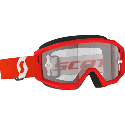 PRIMAL GOGGLE RED/WHITE CLEAR WORKS