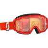 PRIMAL GOGGLE RED/WHITE ORANGE CHROME WORKS