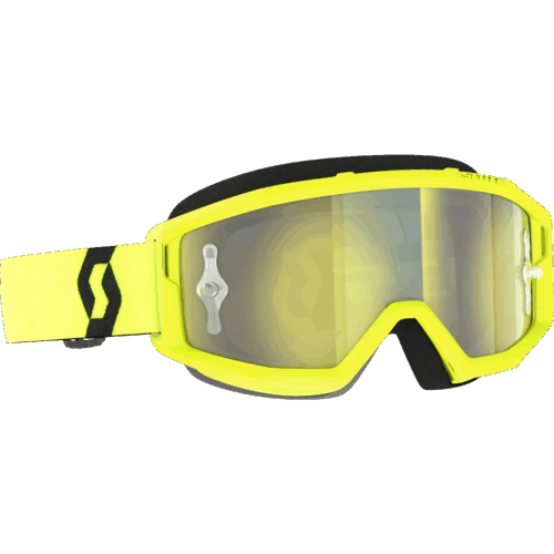 PRIMAL GOGGLE YELLOW/BLACK YELLOW CHROME WORKS
