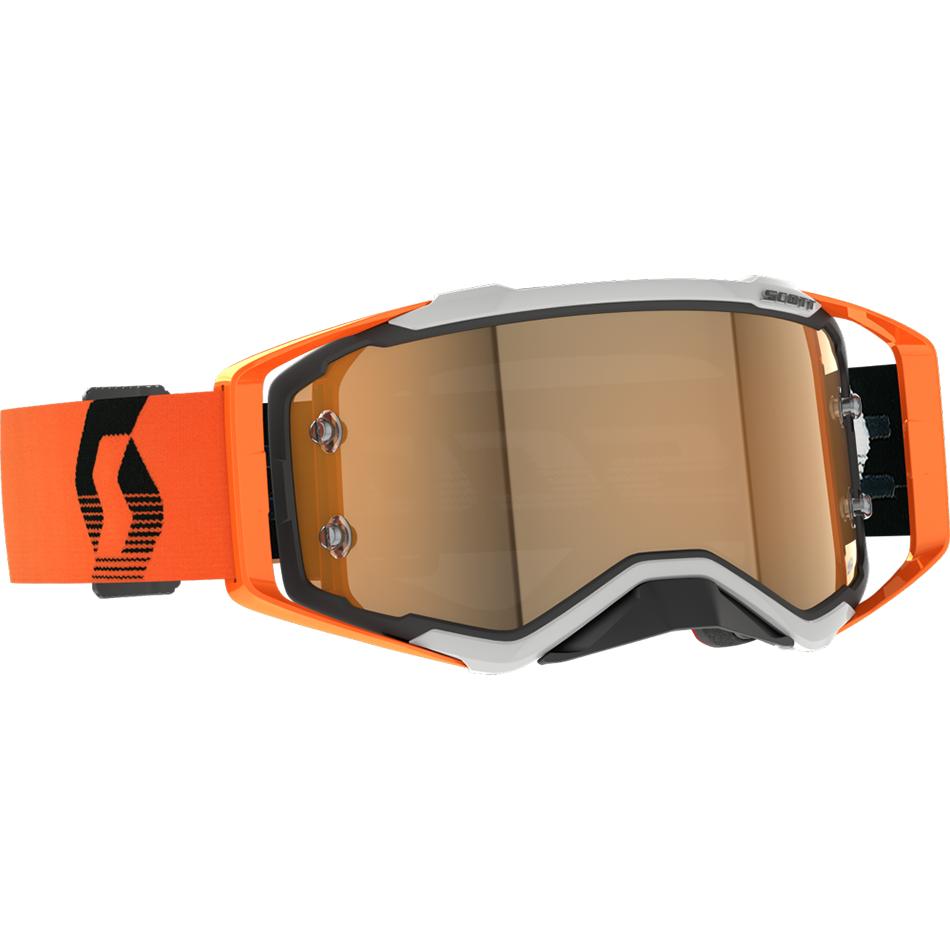 PROSPECT AMP GOGGGLE GREY/ORANGE GOLD CHROME WORKS