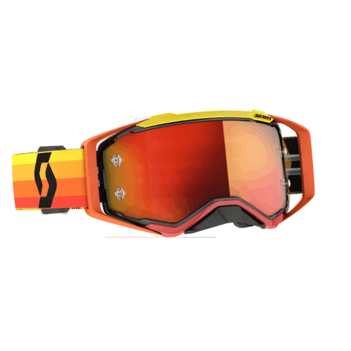 PROSPECT GOGGLE CALI ORG/YEL W/ORANGE CHROME WORKS