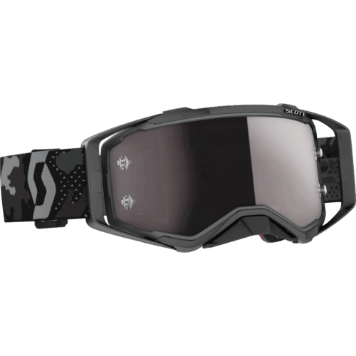PROSPECT GOGGLE DARK GREY/ BLK W/SILVER CHROME WORKS
