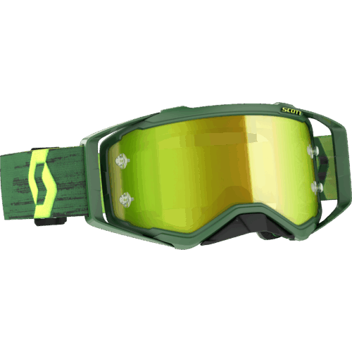PROSPECT GOGGLE GREEN/ YELLOW W/YELLOW CHROME WORKS