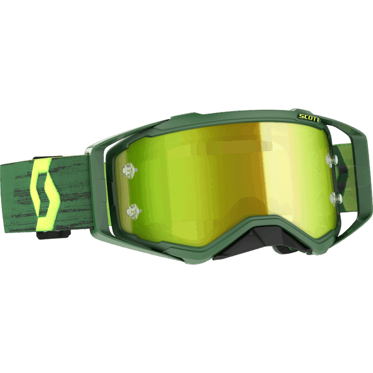 PROSPECT GOGGLE GREEN/ YELLOW W/YELLOW CHROME WORKS