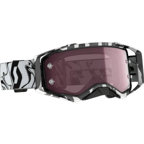 PROSPECT GOGGLE MRBL BLACK/WHITE W/ROSE AMP WORKS