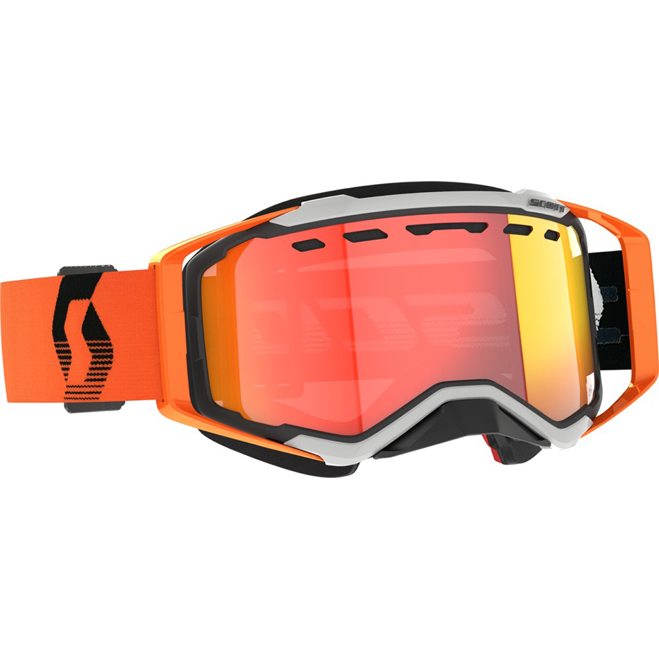 PROSPECT SNWCRSS LS GOGGLE GREY/ORANGE RED CHROME