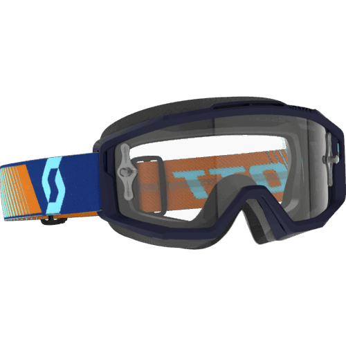 SPLIT OTG GOGGLE ROYAL BLUE ORANGE CLEAR WORKS