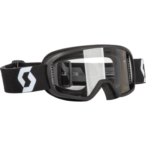 YOUTH BUZZ MX GOGGLE BLACK/GREY W/CLEAR