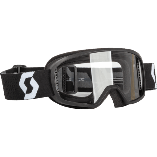 YOUTH BUZZ MX GOGGLE BLACK/GREY W/CLEAR