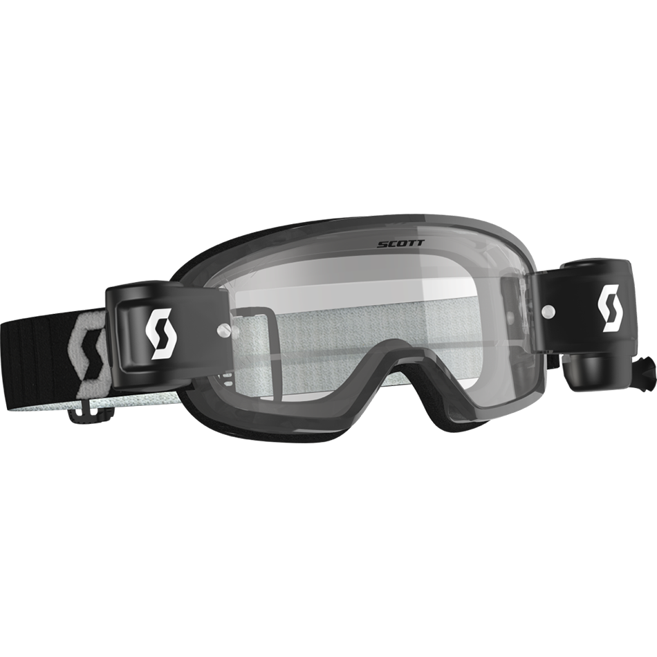 YOUTH BUZZ MX PRO GOGGLE WFS BLACK/GREY W/CLEAR WORKS