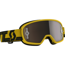 YOUTH BUZZ MX PRO GOGGLE YLW/BLK W/GOLD CHROME WORKS