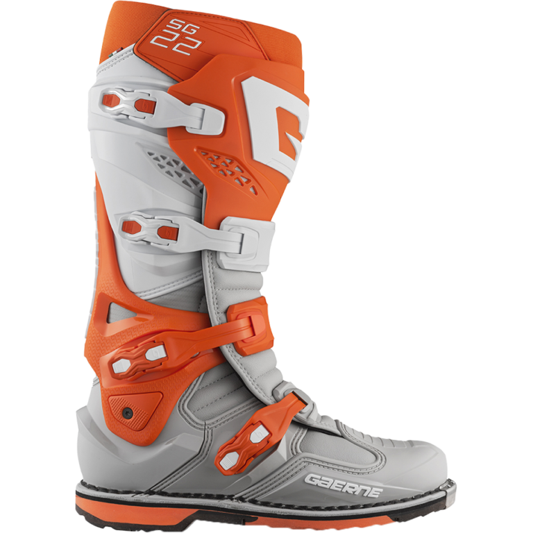 SG-22 BOOTS ORANGE/WHITE/GREY SZ