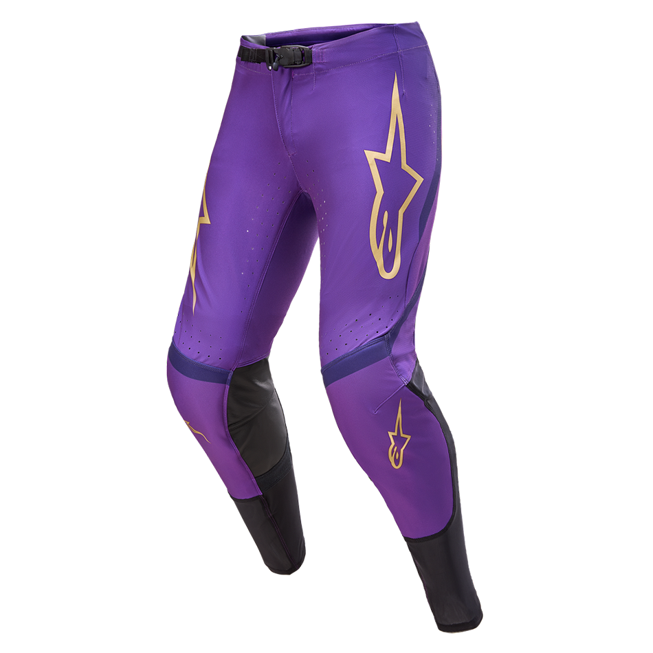 SUPERTECH LE CHAMP PANTS ULTRAVIOLET/GOLD/BLACK