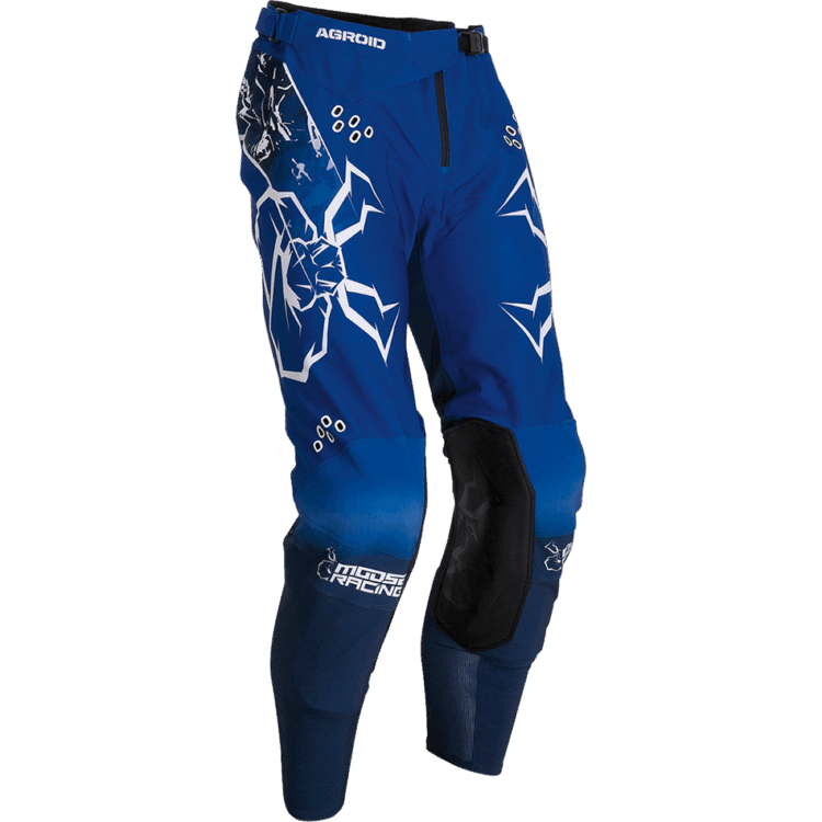 PANT AGROID BL/WH