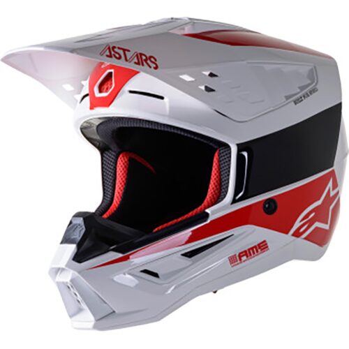 HELMET BOND WT/RD