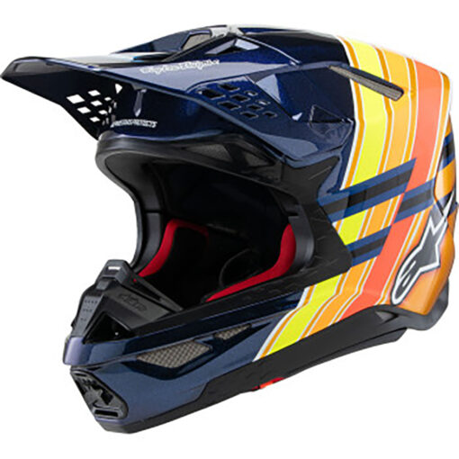 S-M10 TLD EDITION 25 HELMET DRK BLU/ORG/YLW FLUO/RED