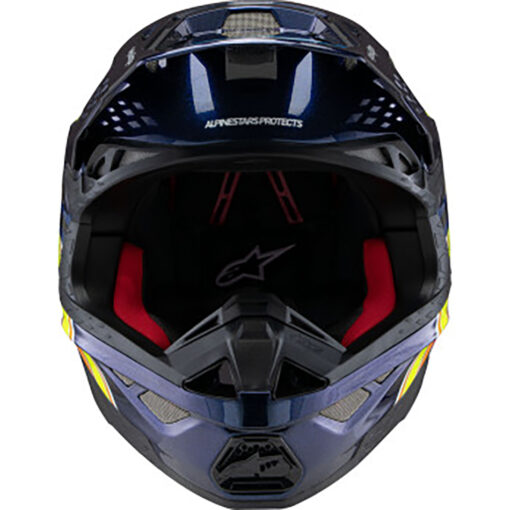 S-M10 TLD EDITION 25 HELMET DRK BLU/ORG/YLW FLUO/RED - Image 3