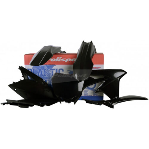 PLASTIC BODY KIT BLACK Suzuki RM-Z450 2008-2017