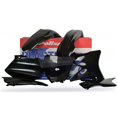 PLASTIC BODY KIT BLACK Yamaha YZ125 YZ250 12-14