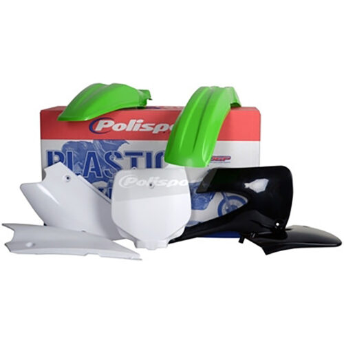 PLASTIC BODY KIT GREEN Kawasaki KX85 01-13