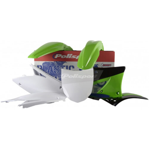 PLASTIC BODY KIT GREEN Kawasaki KX450F 09-11