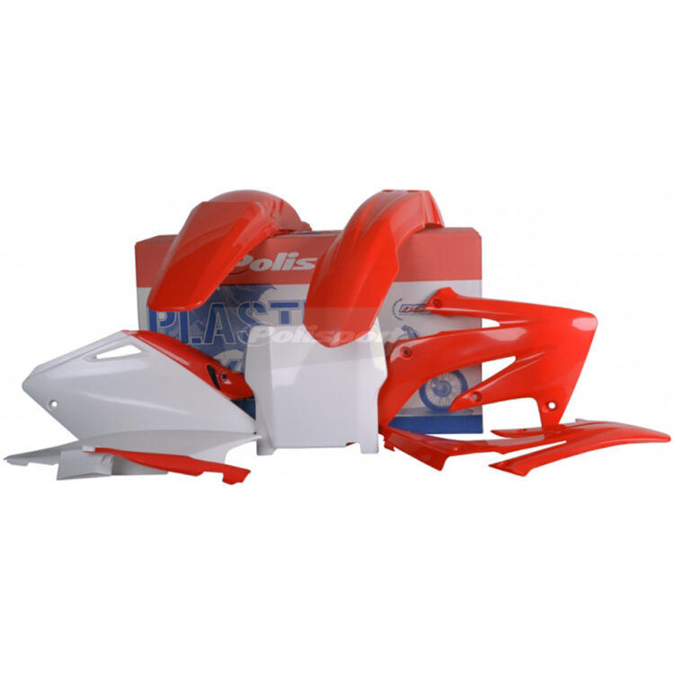 PLASTIC BODY KIT RED Honda CRF250R 04-05