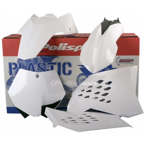 PLASTIC BODY KIT WHITE KTM 250 SX 2007-2010 KTM 250 SX-F 2007-2010 KTM 450 SX-F 2007-2010 KTM 144 Sx 2007-2008 KTM 505 Sx-F 2008-2009 KTM 125 SX 2007-2010 KTM 150 SX 2007-2010 KTM 350 SX-F 2010-2010