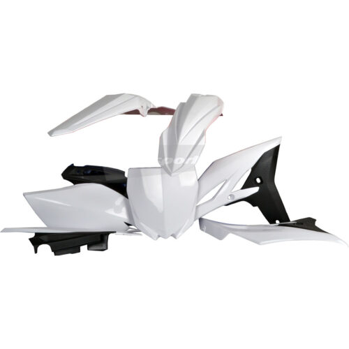 PLASTIC BODY KIT WHITE Yamaha YZ250F 10-13