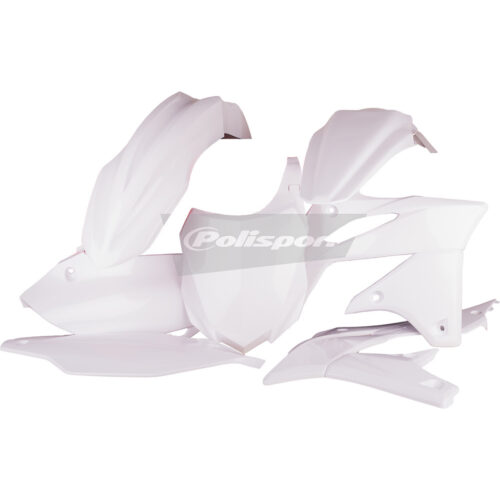 PLASTIC BODY KIT WHITE Kawasaki KX250F 2013-2016