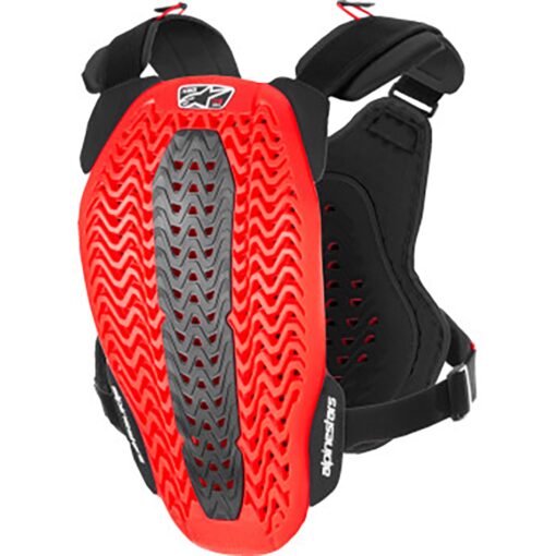 A-5 PLASMA CHEST PROTECTOR BLACK/RED/WHITE - Image 2