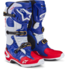TECH 10 LE BOOTS BRT RED/DK BLUE/WHT