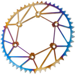 REAR SPROCKET CHROMOLY STL/ZIR 51T-520 CHROMATIC SHE