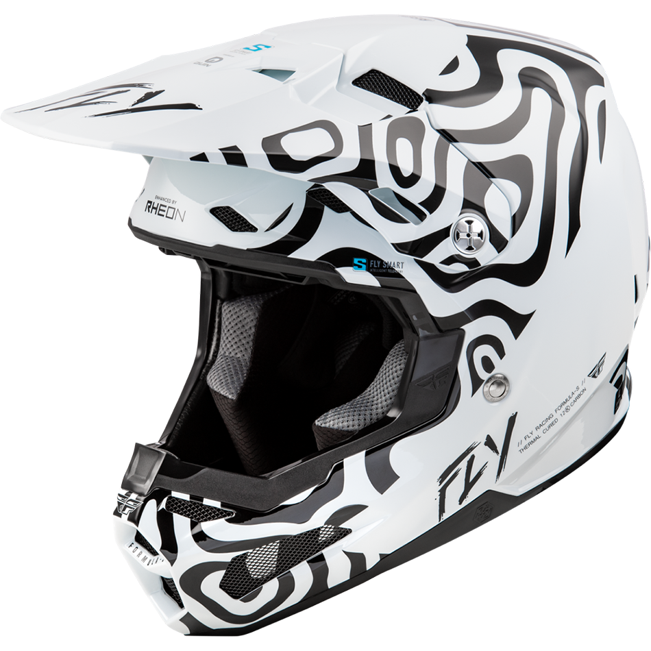 FORMULA S CARBN PROTOCOL VISOR BLACK CARBON/GREY/HI-VIS YL