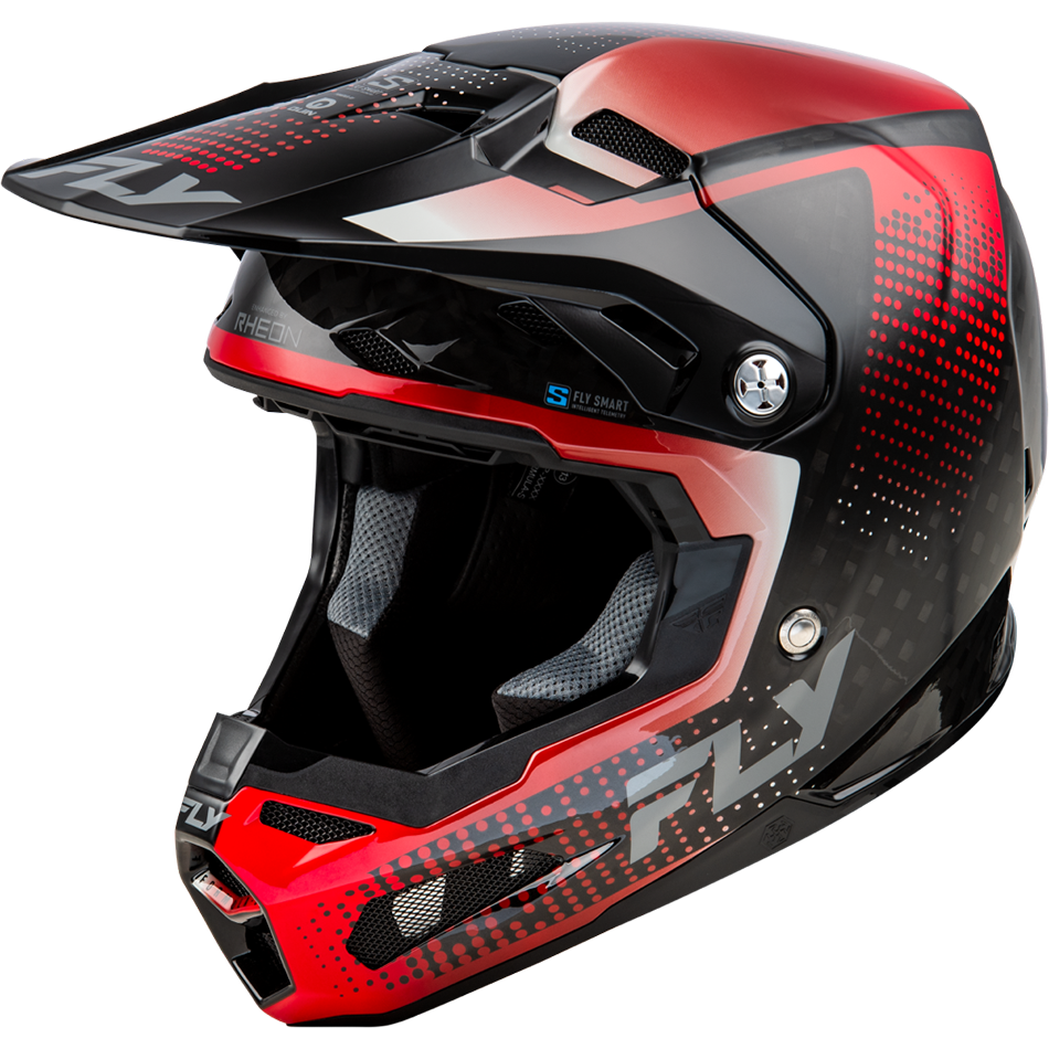 FORMULA S CARBON PROTOCOL HELMET BLACK CARBON/RED
