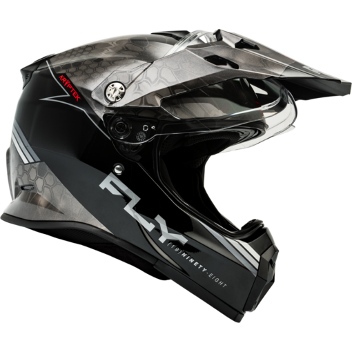 TREKKER KRYPTEK CONCEAL HELMET BLACK/GREY/WHITE - Image 2