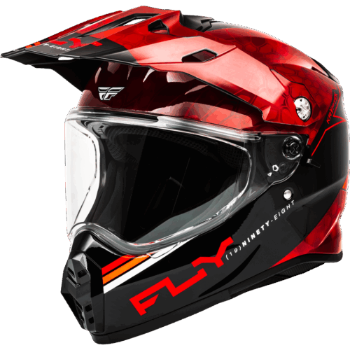 TREKKER KRYPTEK CONCEAL HELMET RED/BLACK