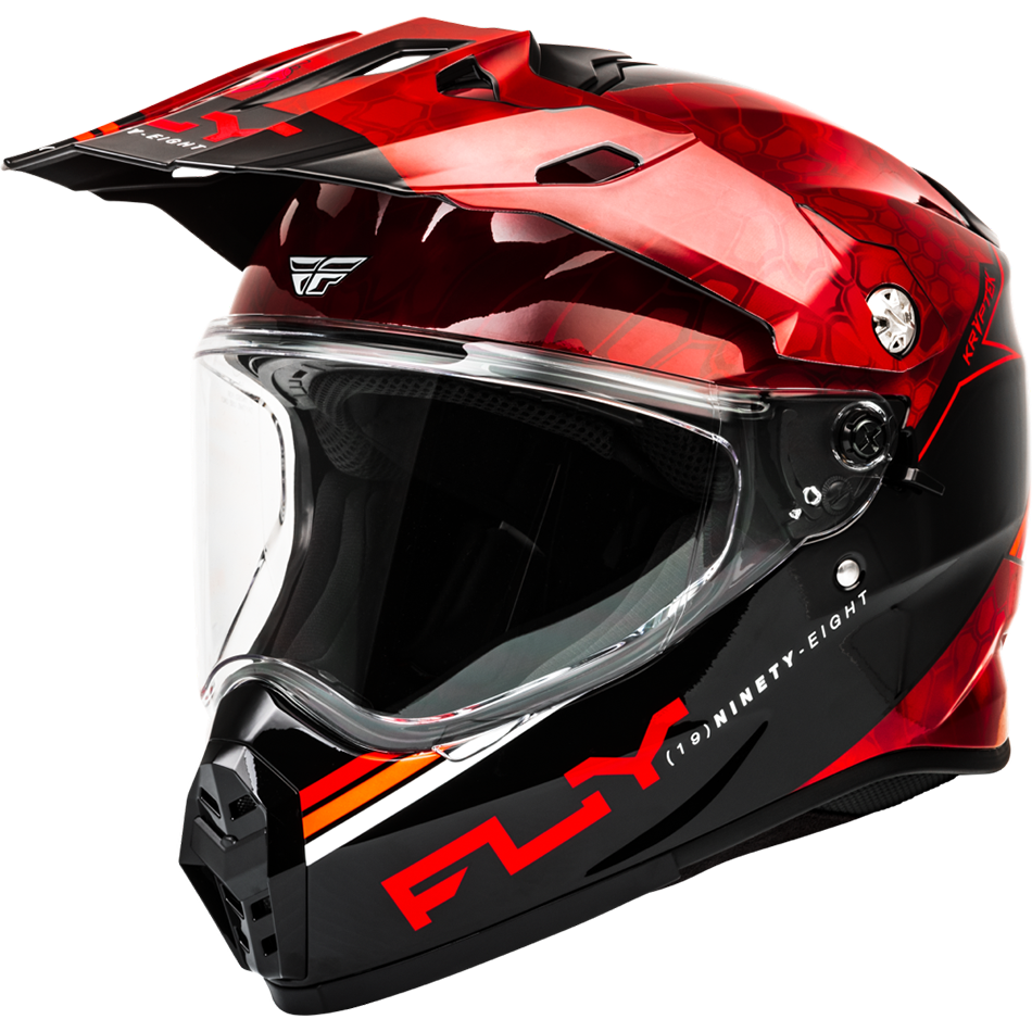 TREKKER KRYPTEK CONCEAL HELMET RED/BLACK
